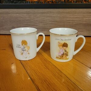 Vintage 1983 Precious Moments Bundle Of 2 Tea/Coffee Cup/Mug, Enesco